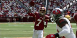 The Washington Redskins branding has been removed from Madden 21 (Madden 20 pictured)